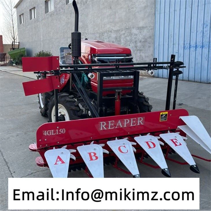 Komercialni kombajn za žetev riža Paddy Wheat Cutter Kombajn za žetev