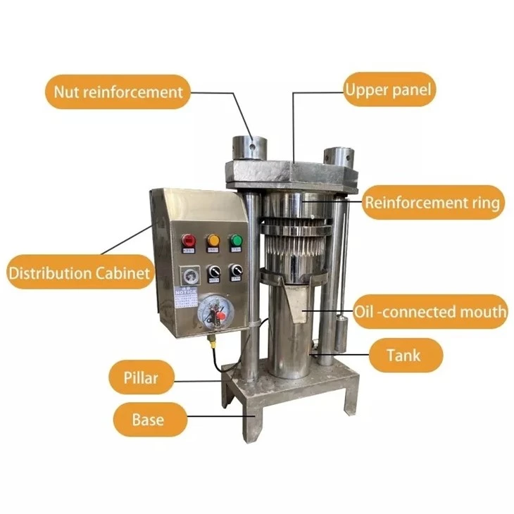 50-120kg/h Hydraulic Oil Press